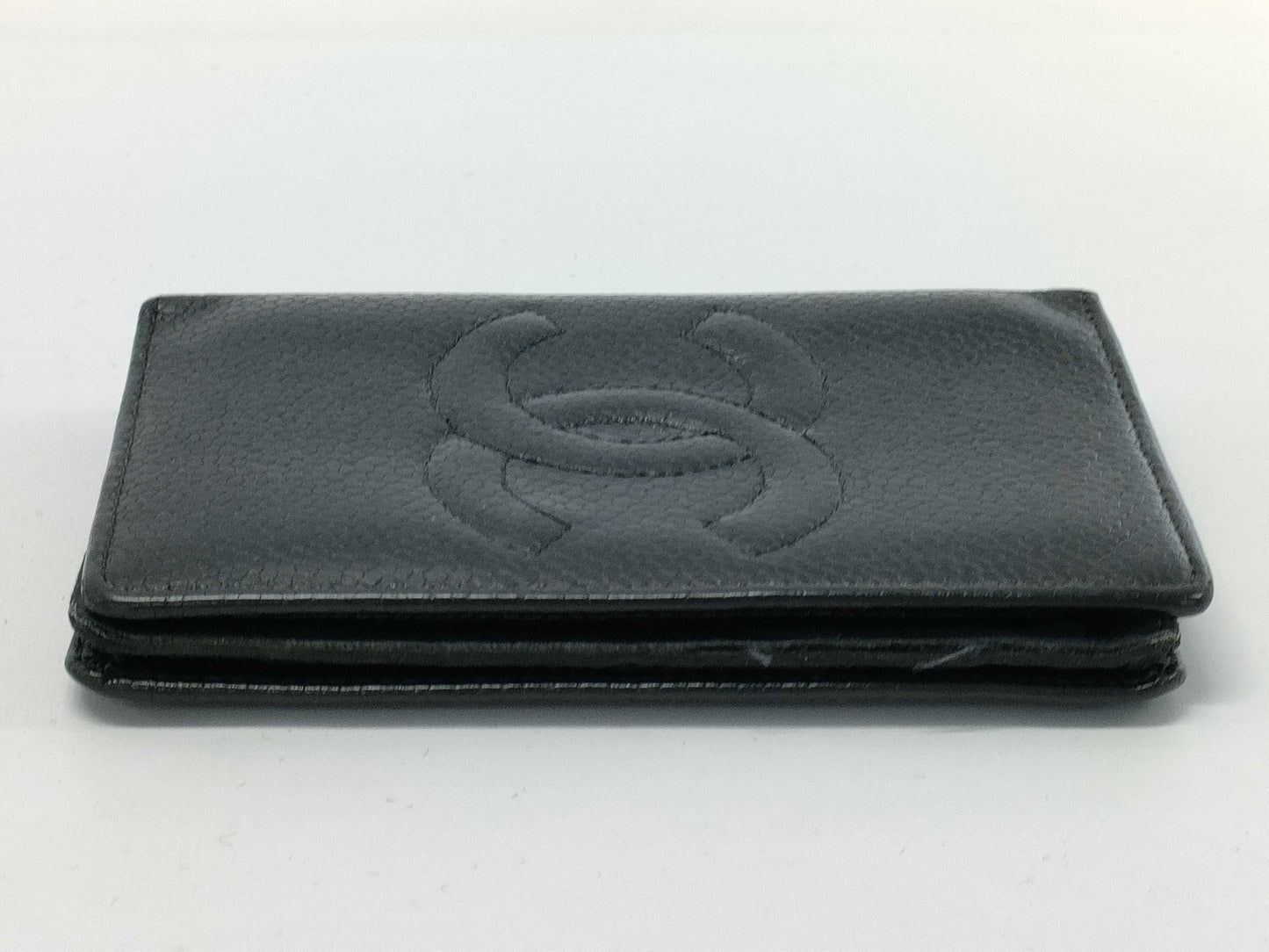 CHANEL Caviar Skin Card Case, Card Case, Pass Case, Business Card Case