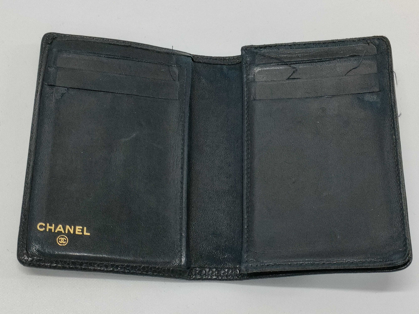 CHANEL Caviar Skin Card Case, Card Case, Pass Case, Business Card Case