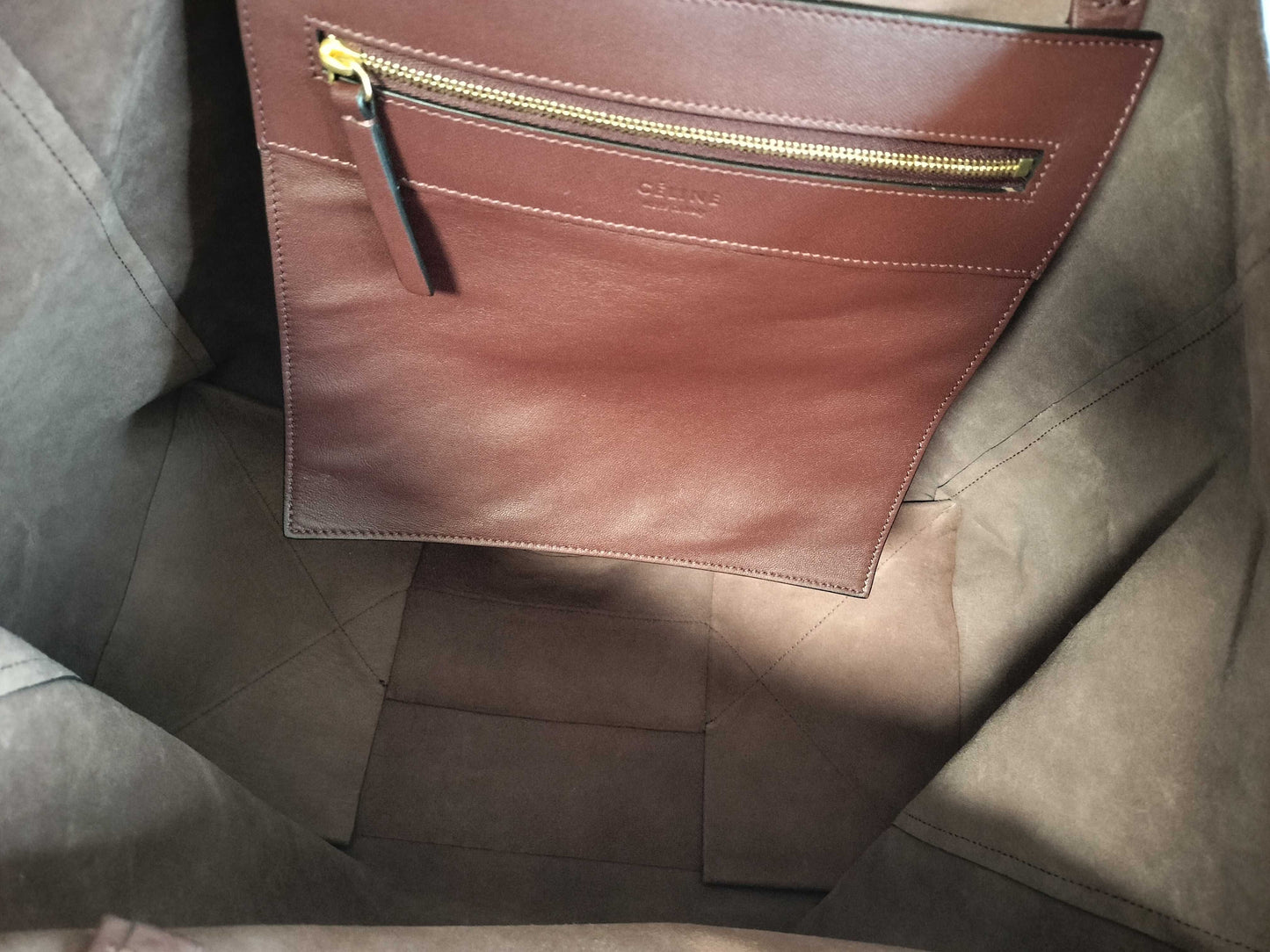 CELINE Lambskin Tote Bag Tote Bag