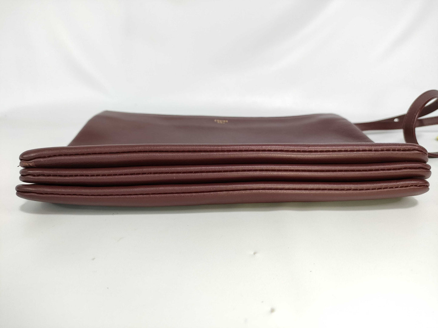 CELINE Lambskin Shoulder Bag