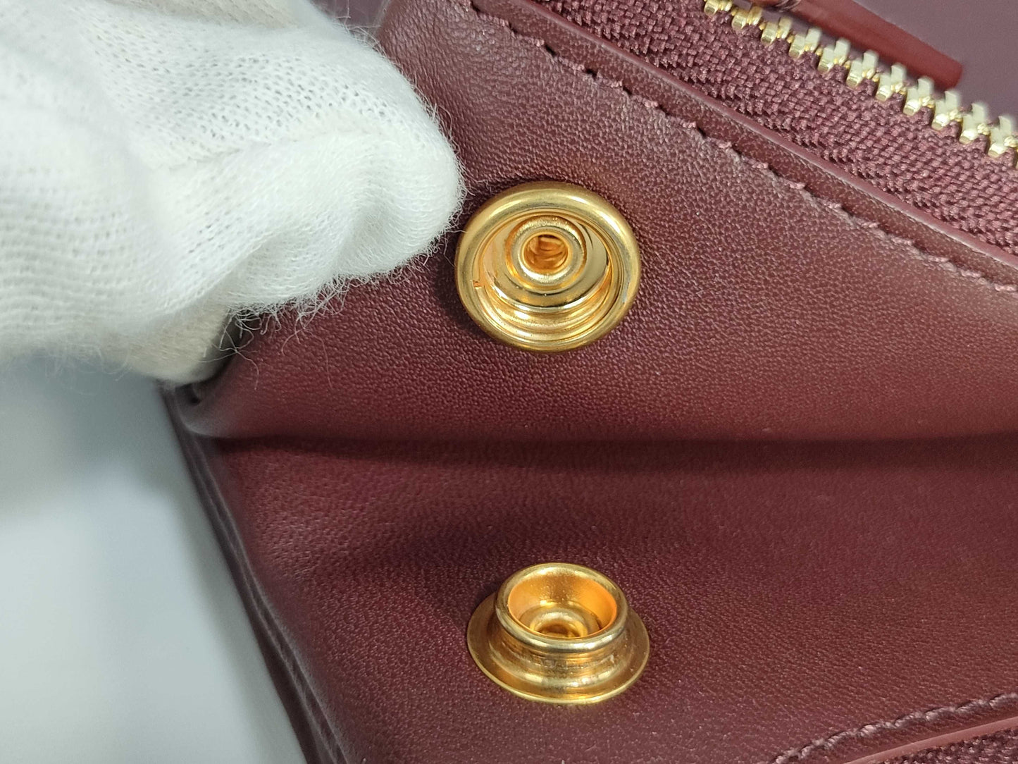 CELINE Lambskin Shoulder Bag