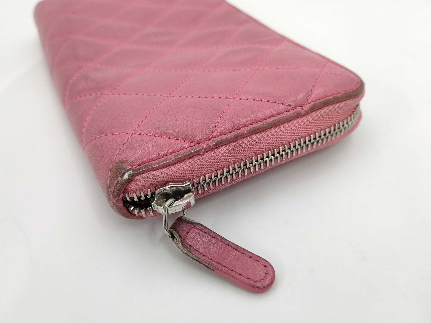 CHANEL Simply CC Round Zip Long Wallet