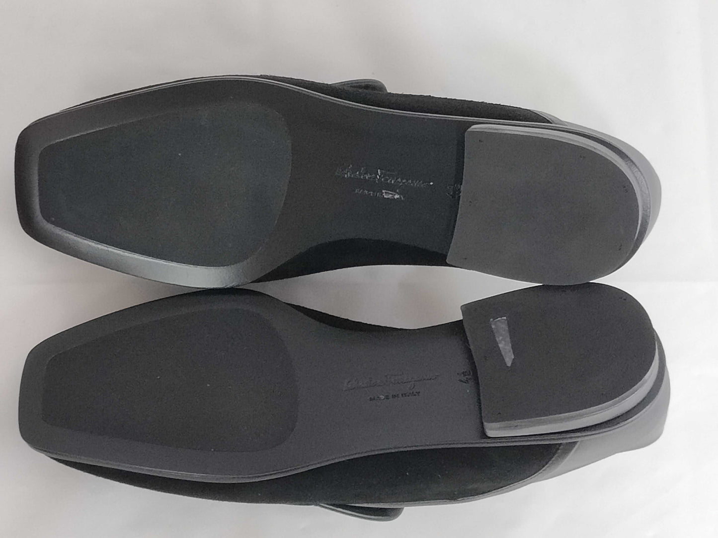Salvatore Ferragamo Gancini suede loafers