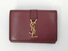 Yves Saint Laurent Tri-fold Wallet Red Wallet