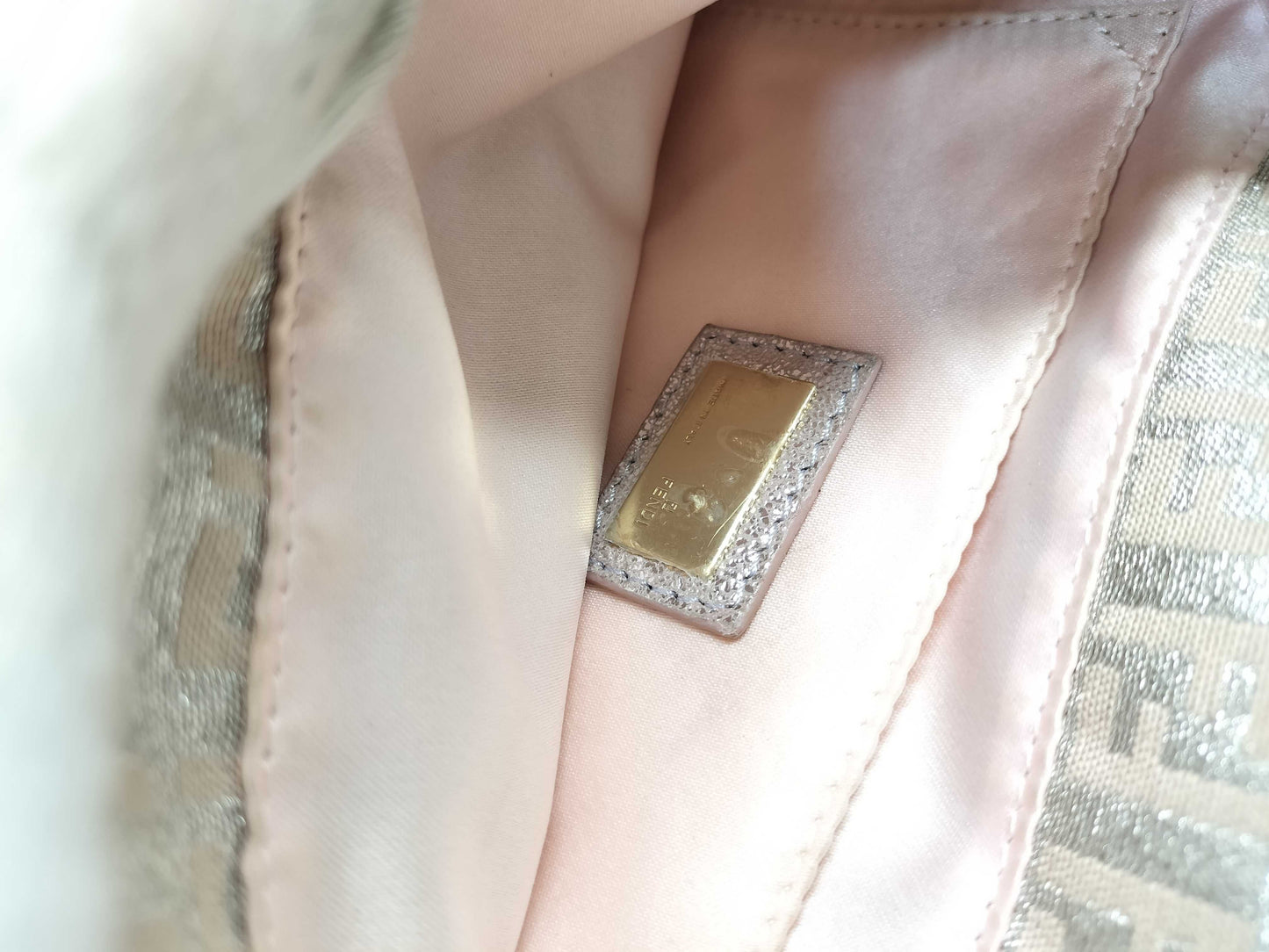 FENDI Lame/Shoulder Bag