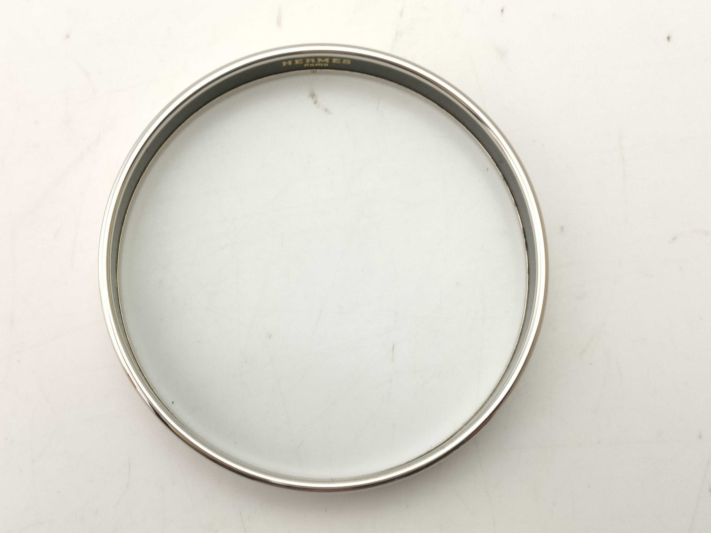 HERMES enamel carriage logo bangle bracelet/bangle