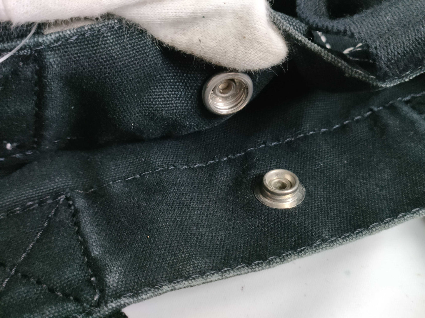 HERMES Foul Toe Canvas Handbag Tote Bag