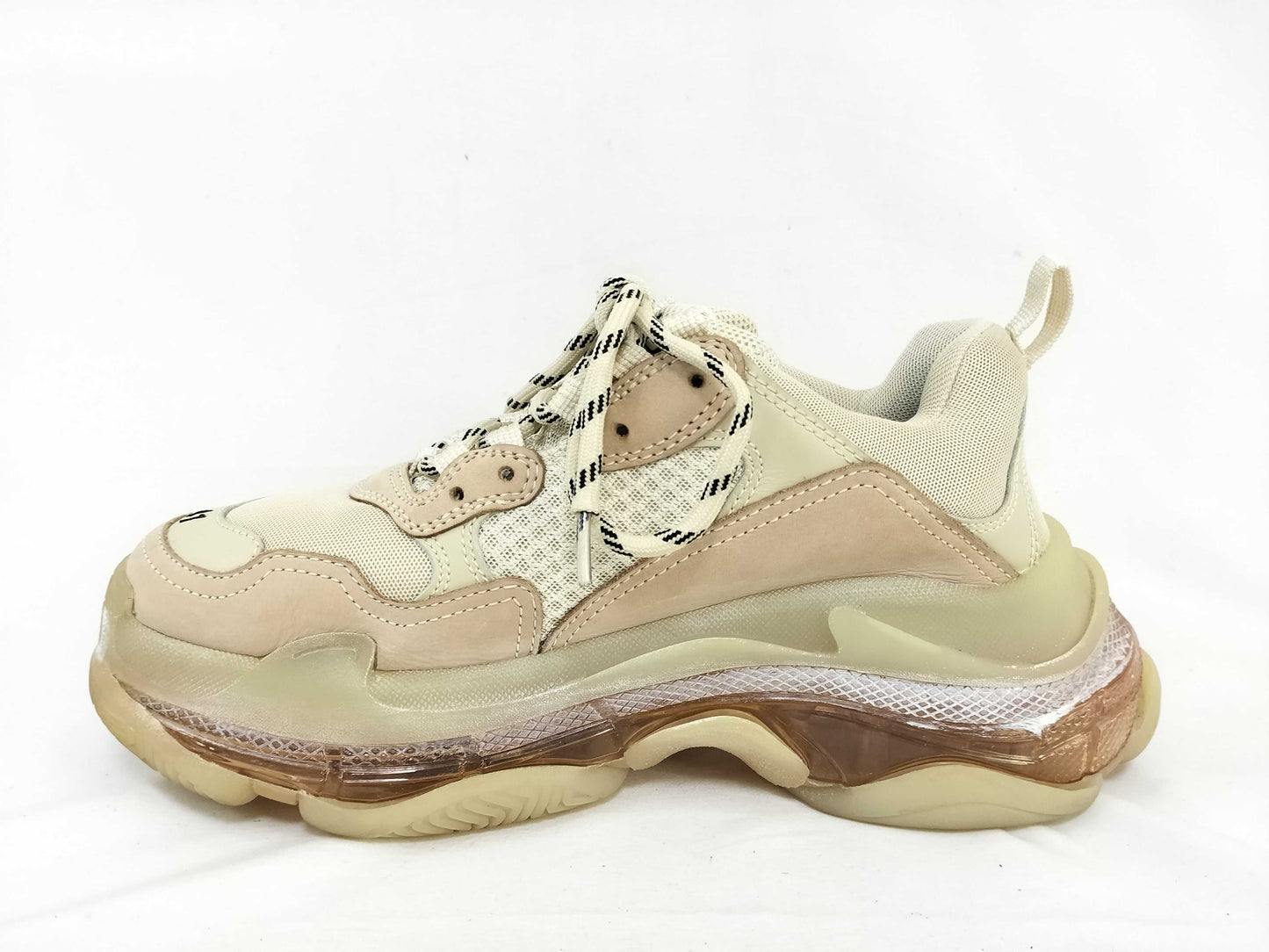 BALENCIAGA Triple S Sneakers, Beige
