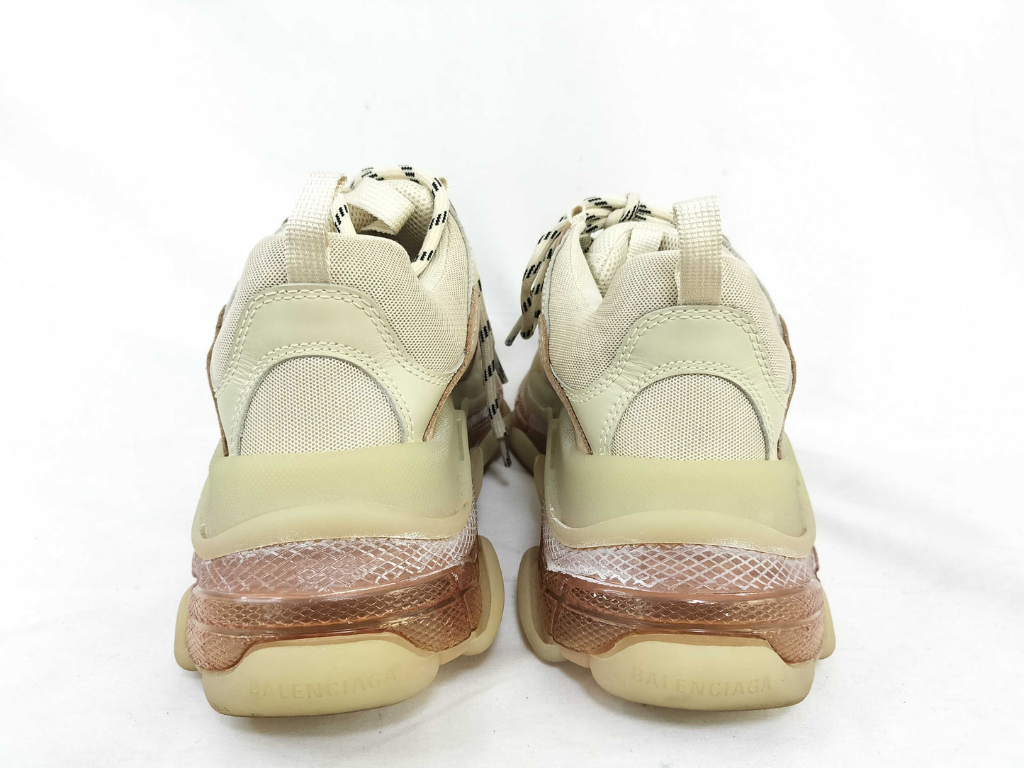 BALENCIAGA Triple S Sneakers, Beige