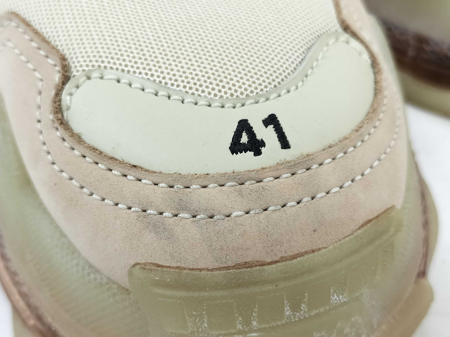 BALENCIAGA Triple S Sneakers, Beige