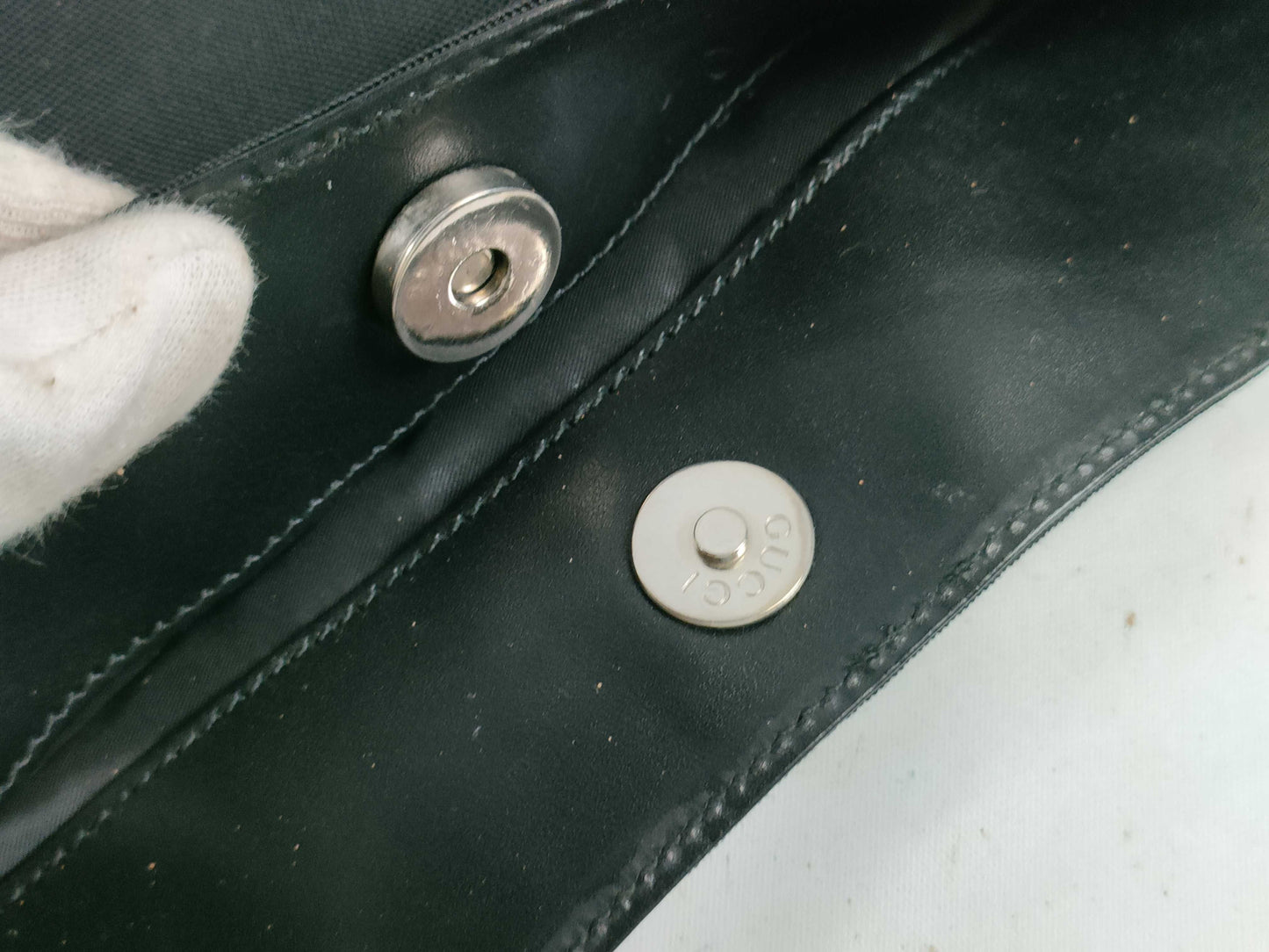 GUCCI Bamboo 2WAY Canvas 001 1638 Handbag