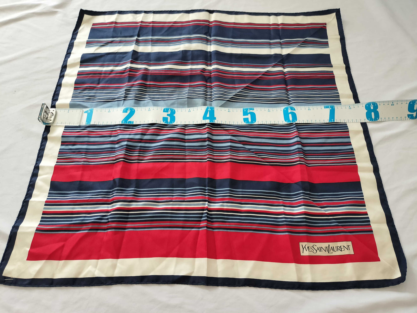 Yves Saint Laurent, Ralph Lauren, and other scarves, 4 scarves