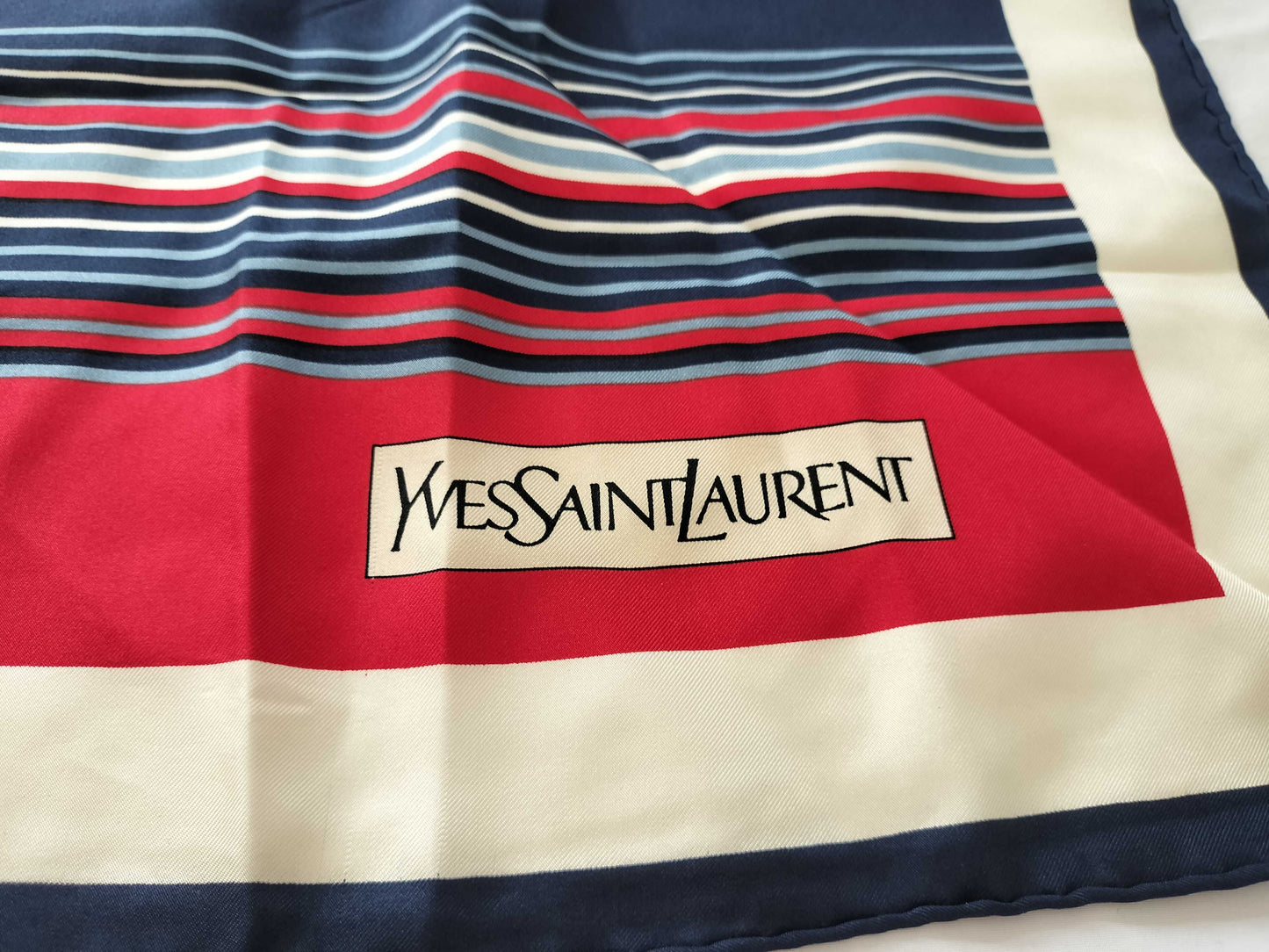 Yves Saint Laurent, Ralph Lauren, and other scarves, 4 scarves