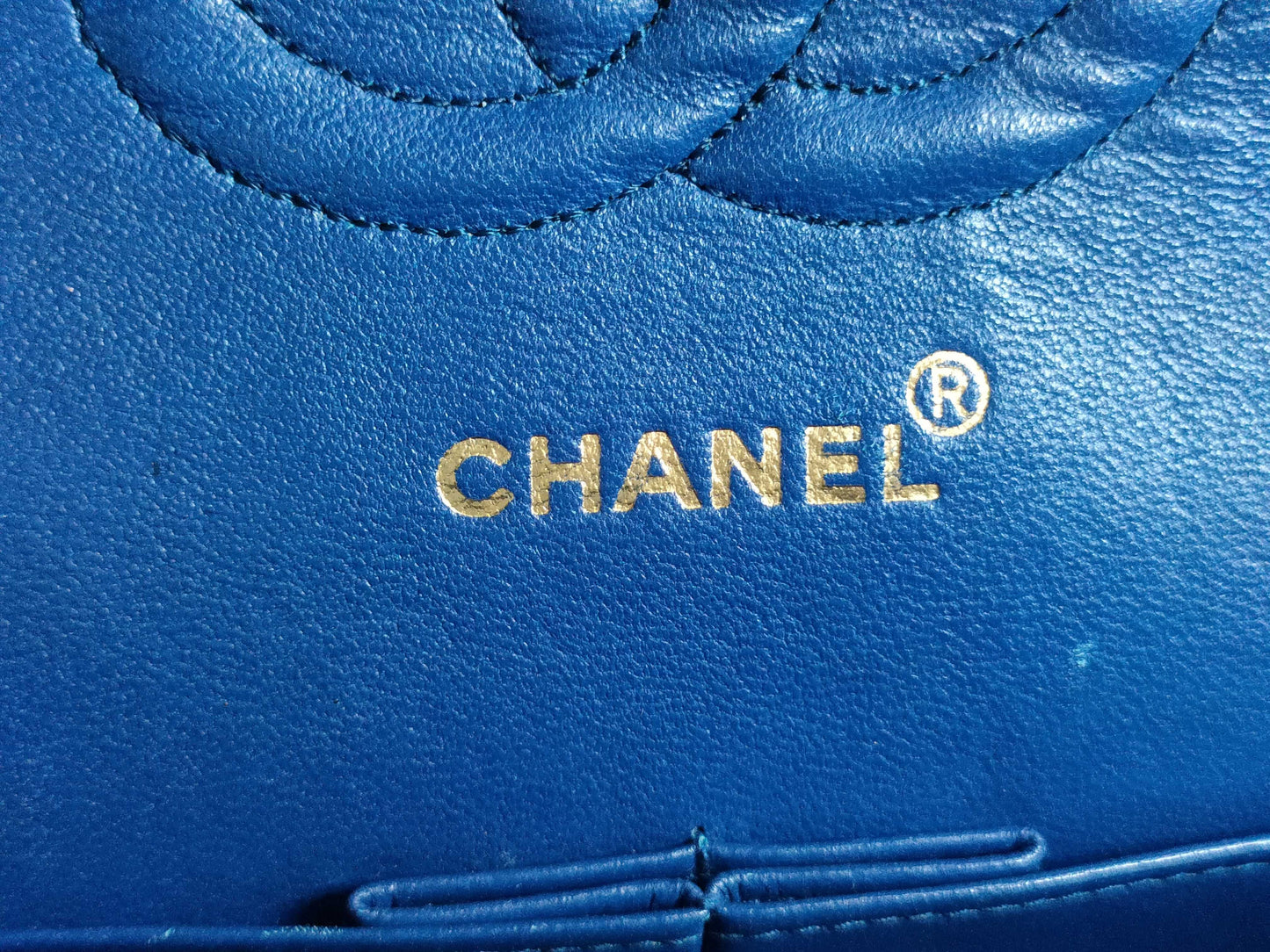 CHANEL Lambskin Double Flap Matelasse Shoulder Bag