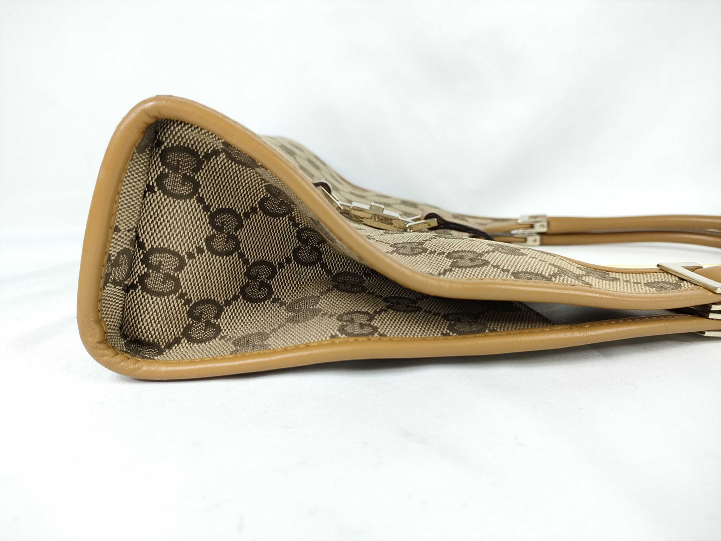 GUCCI GG Canvas Handbag 002, 1068, 2404 Beige Handbag