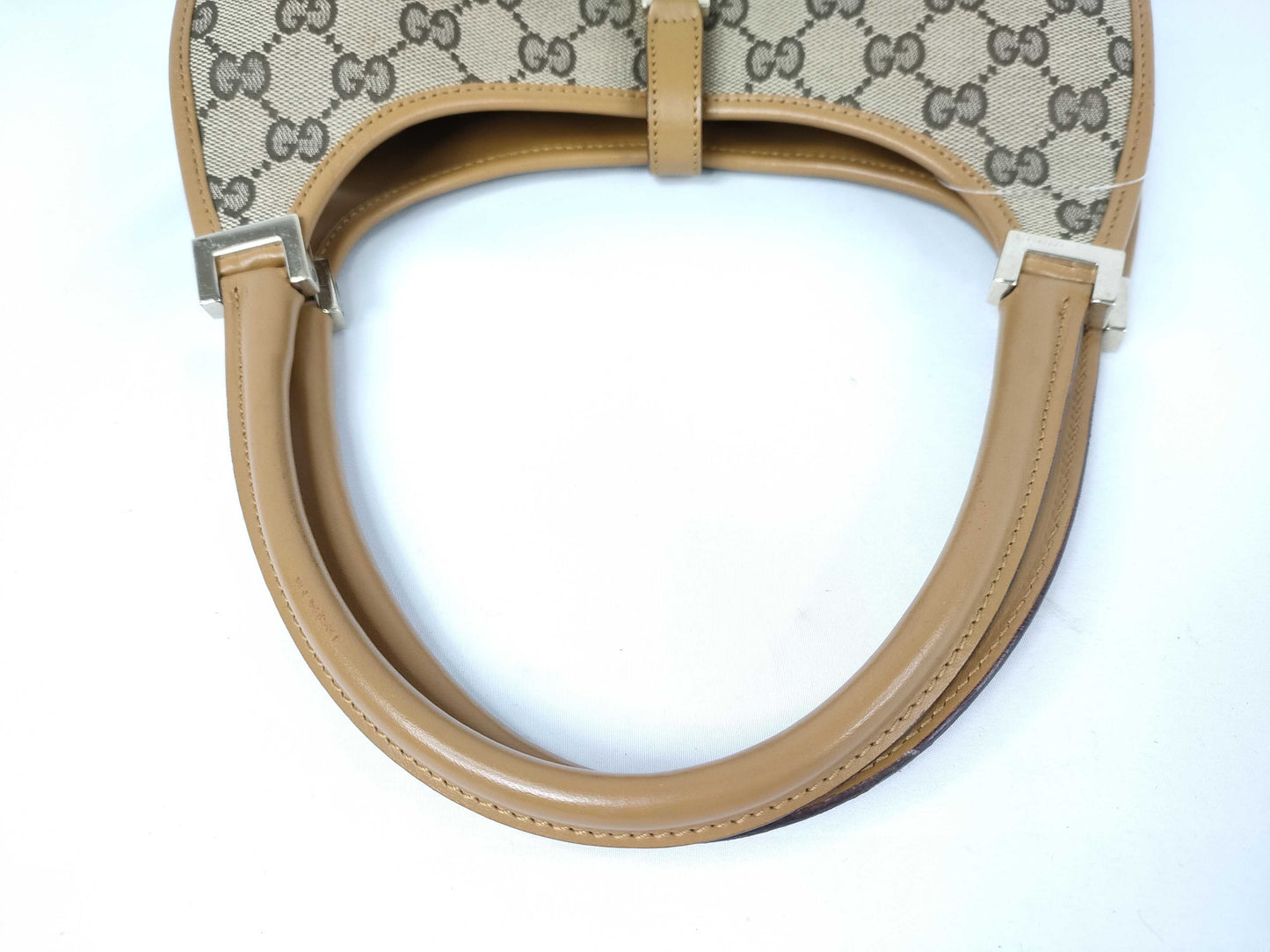 GUCCI GG Canvas Handbag 002, 1068, 2404 Beige Handbag
