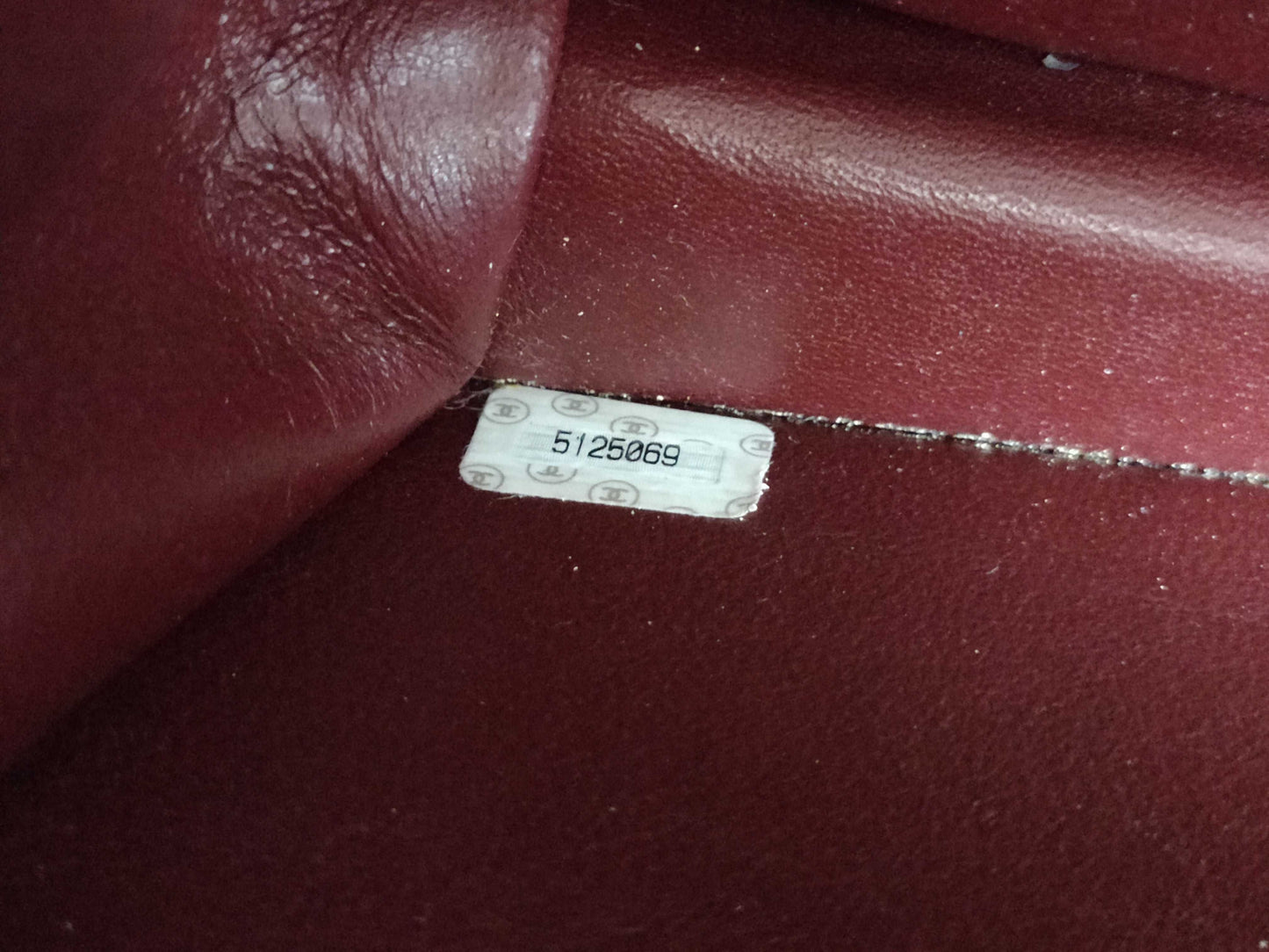 CHANEL Lambskin Push Lock Shoulder Bag