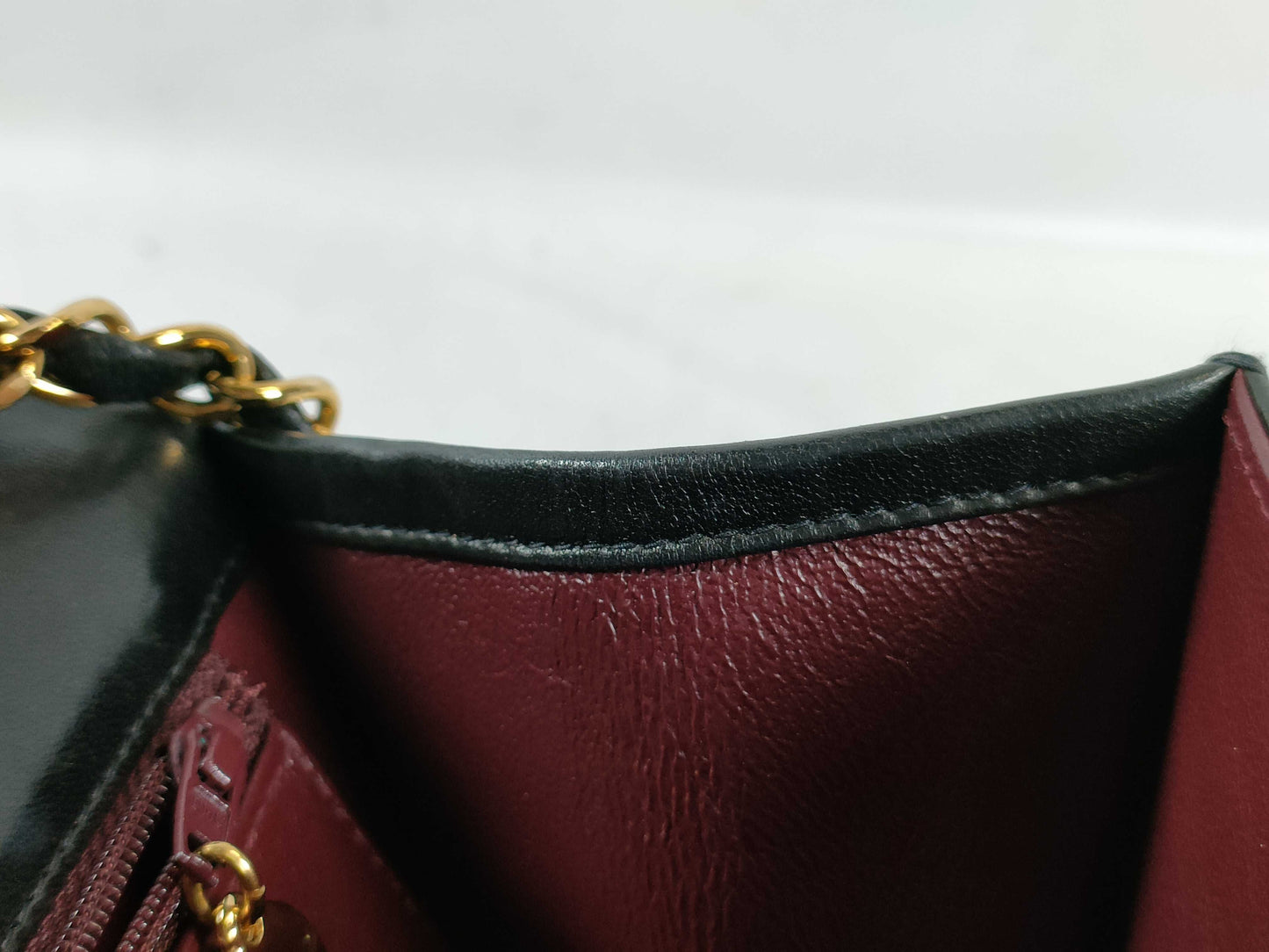 CHANEL Lambskin Push Lock Shoulder Bag