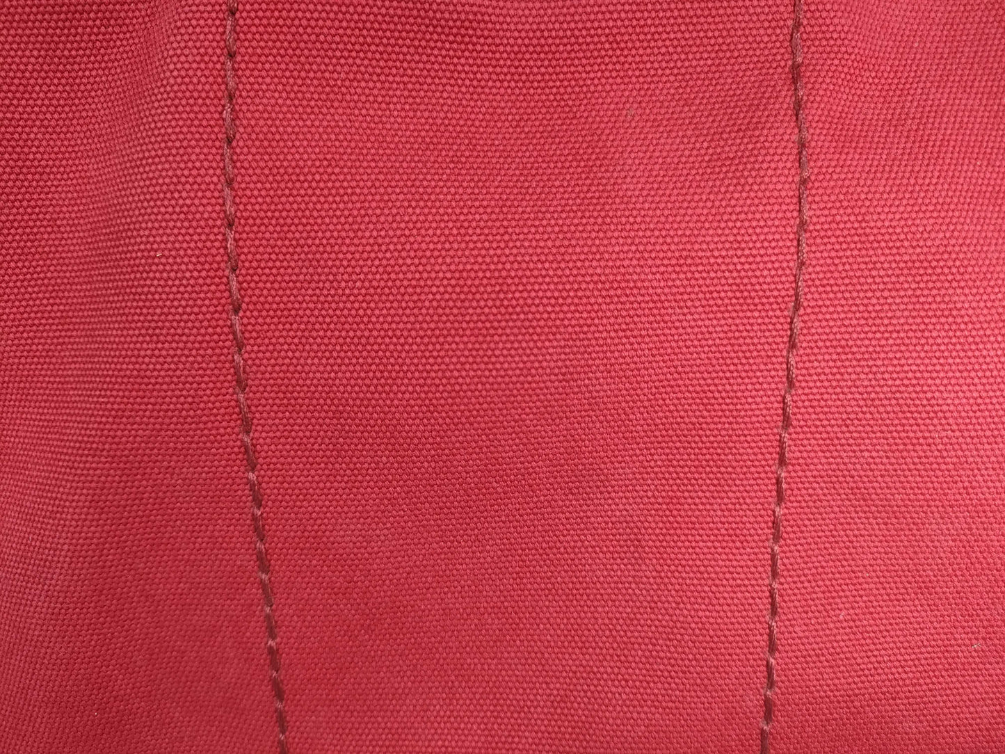 PRADA Canvas/Red/Strapless Tote Bag
