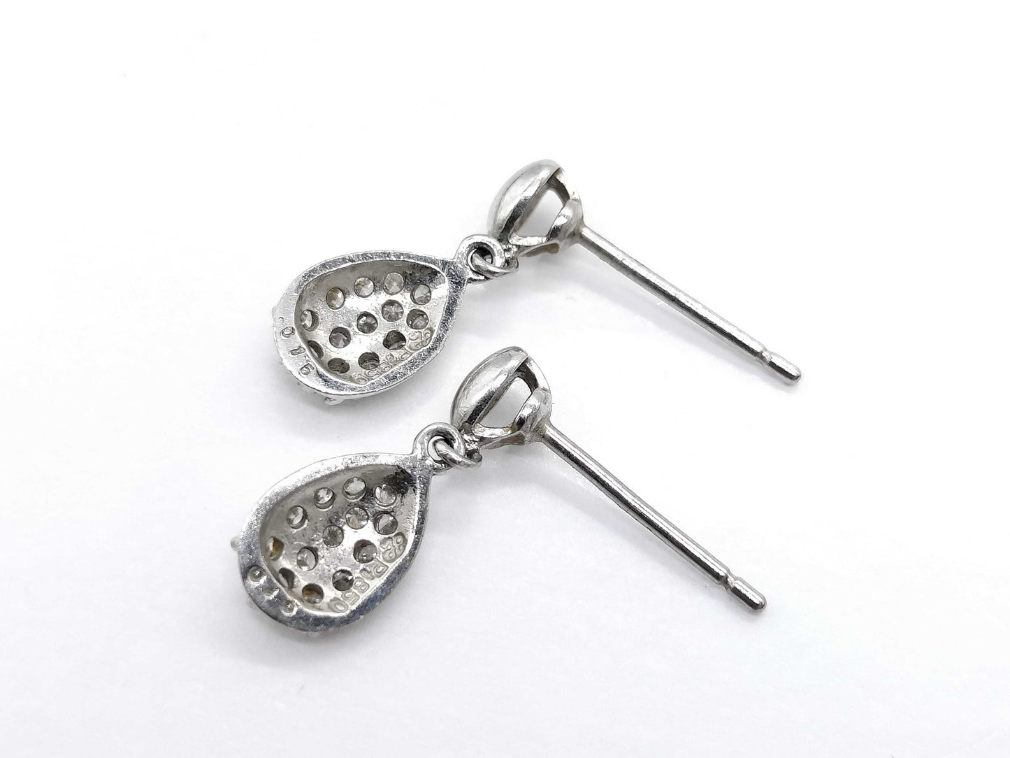 D 0.15ct/0.15ct Pt850 2.2g Earrings