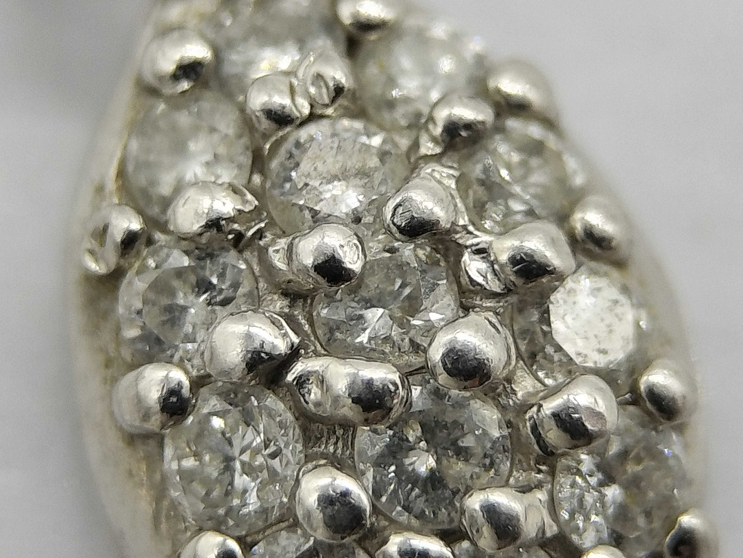 D 0.15ct/0.15ct Pt850 2.2g Earrings