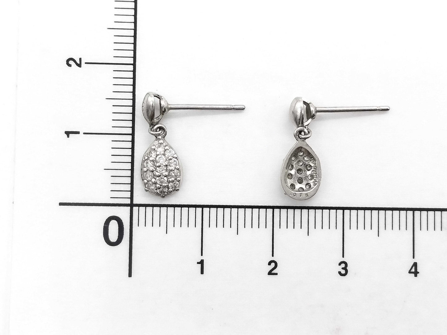 D 0.15ct/0.15ct Pt850 2.2g Earrings