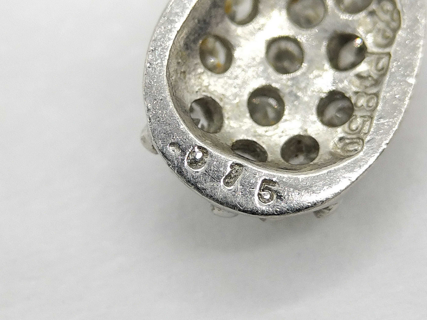 D 0.15ct/0.15ct Pt850 2.2g Earrings