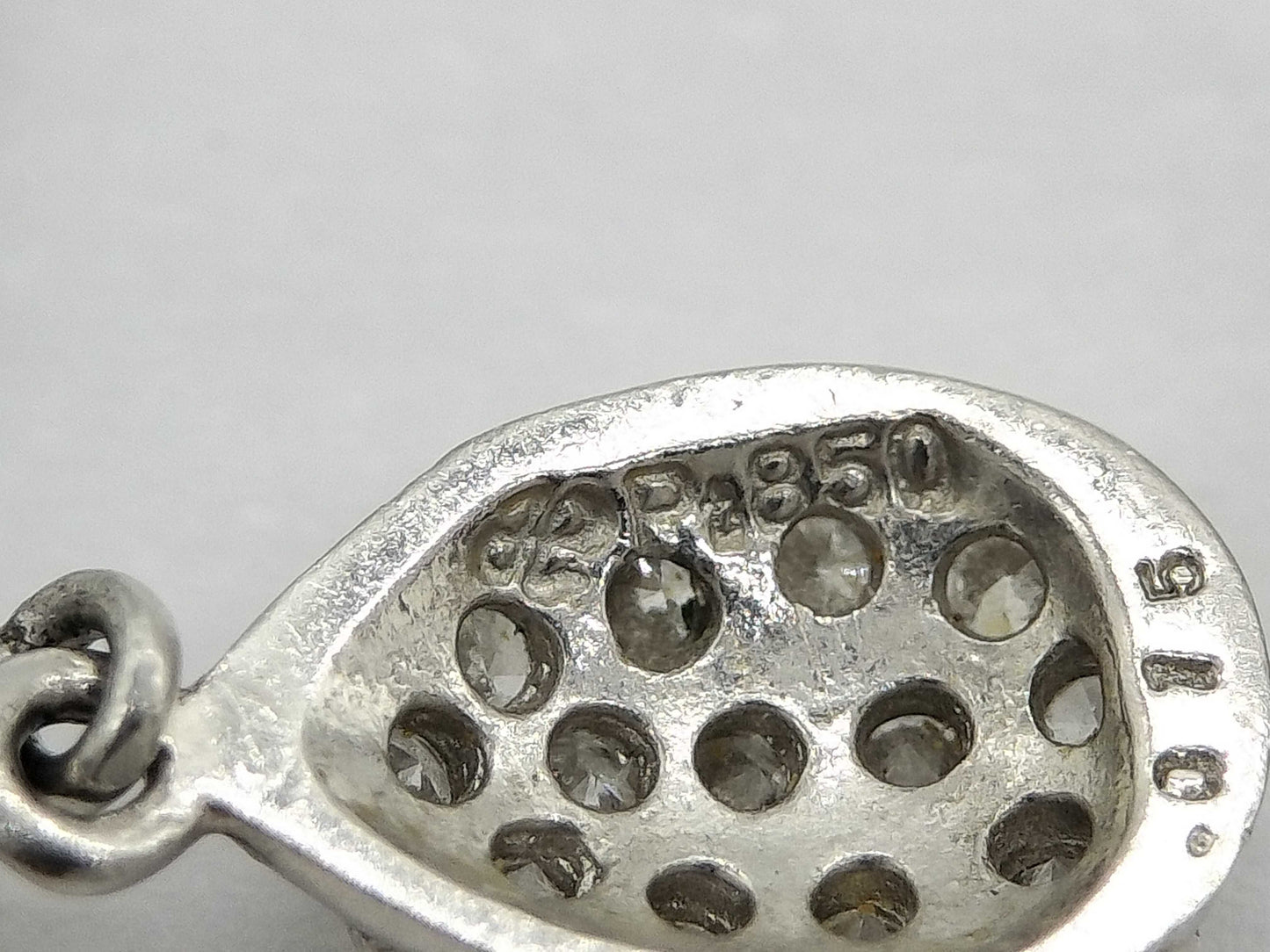 D 0.15ct/0.15ct Pt850 2.2g Earrings