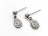 D 0.15ct/0.15ct Pt850 2.2g Earrings