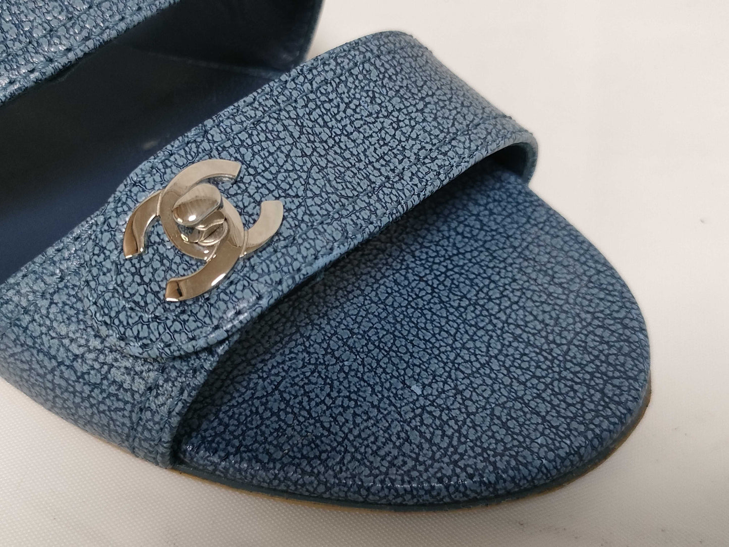 CHANEL Turnlock Logo Sport Sandals Heeled Sandals