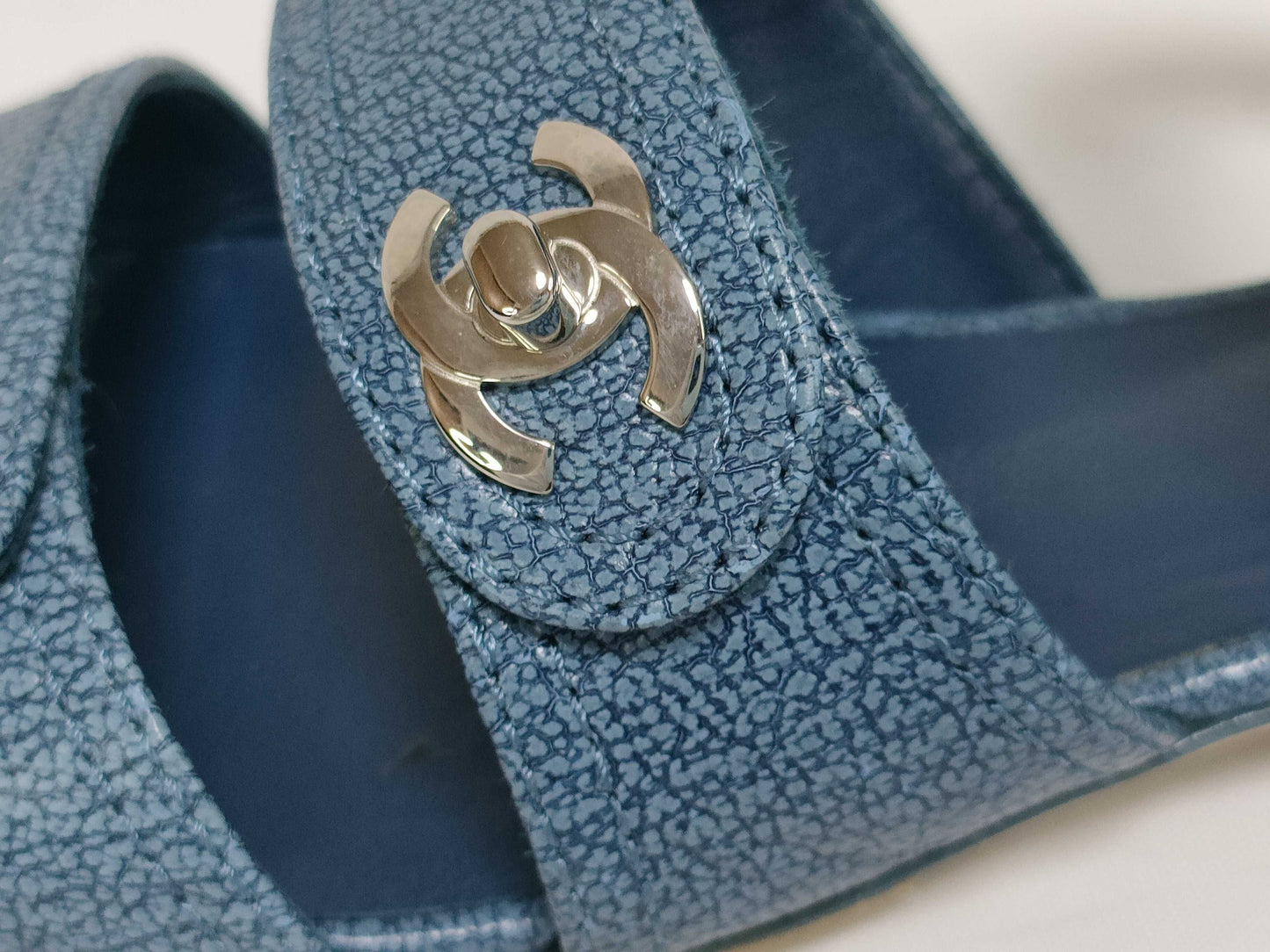 CHANEL Turnlock Logo Sport Sandals Heeled Sandals