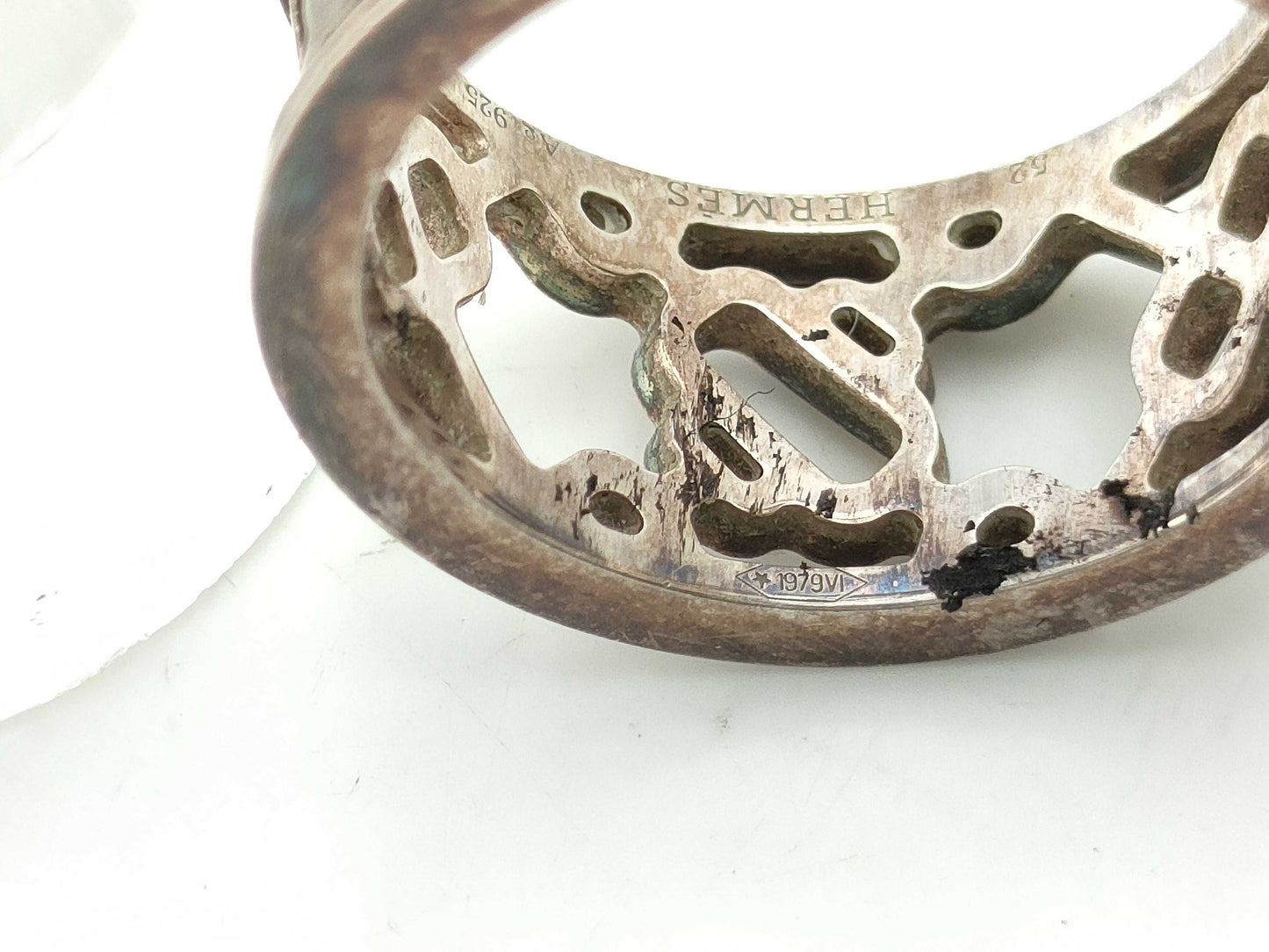HERMES Passerelle Ring 925 #52 Ring