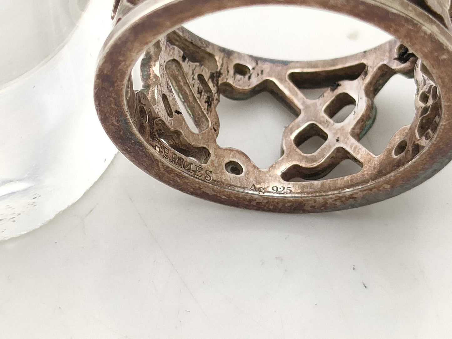 HERMES Passerelle Ring 925 #52 Ring