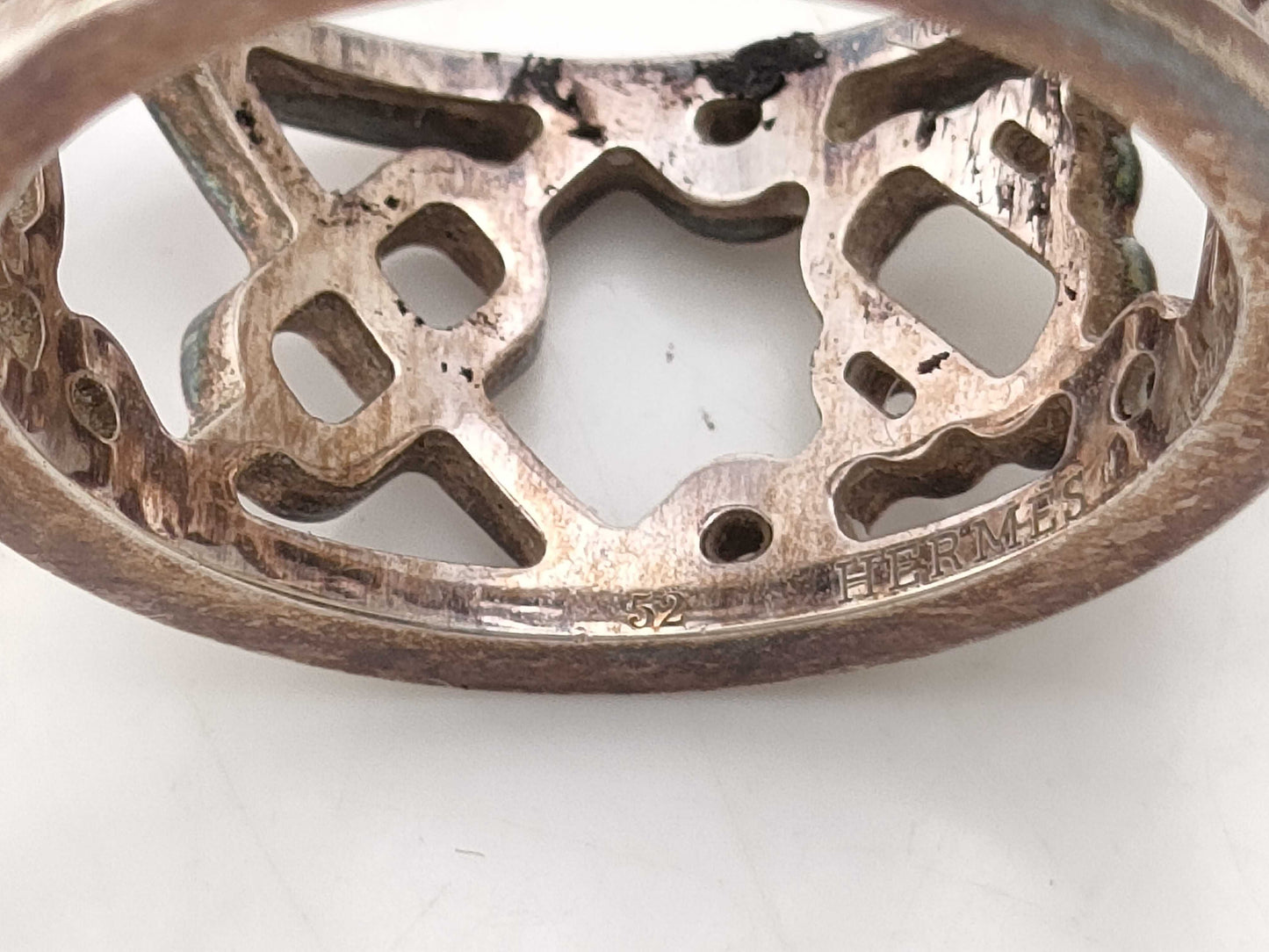 HERMES Passerelle Ring 925 #52 Ring