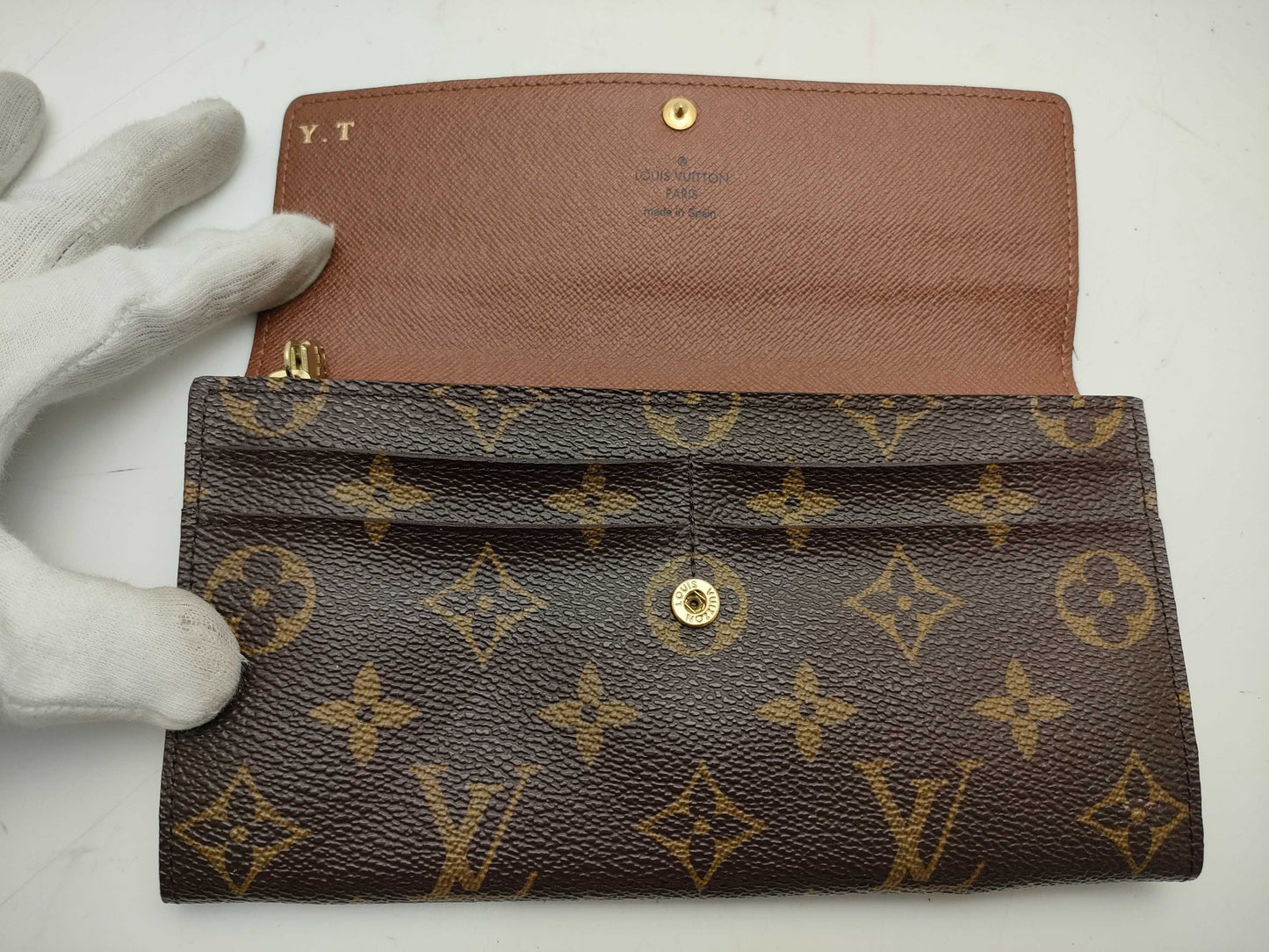 LOUIS VUITTON Monogram Portefeuille Sarah Wallet