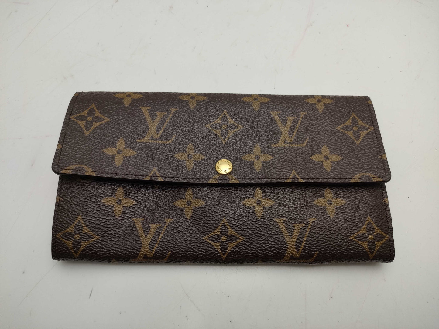 LOUIS VUITTON Monogram Portefeuille Sarah Wallet