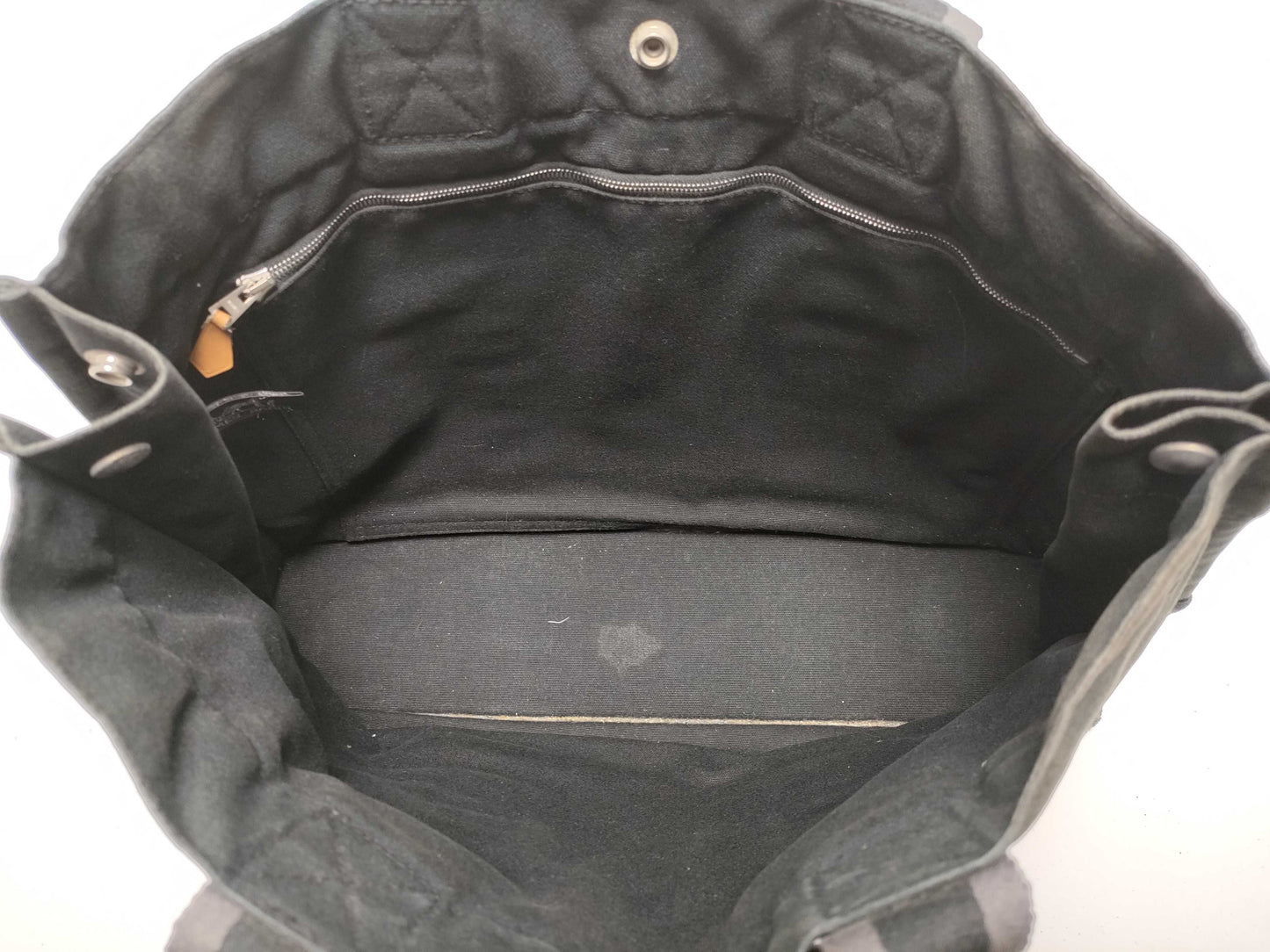 HERMES Foul Tou MM Canvas Handbag