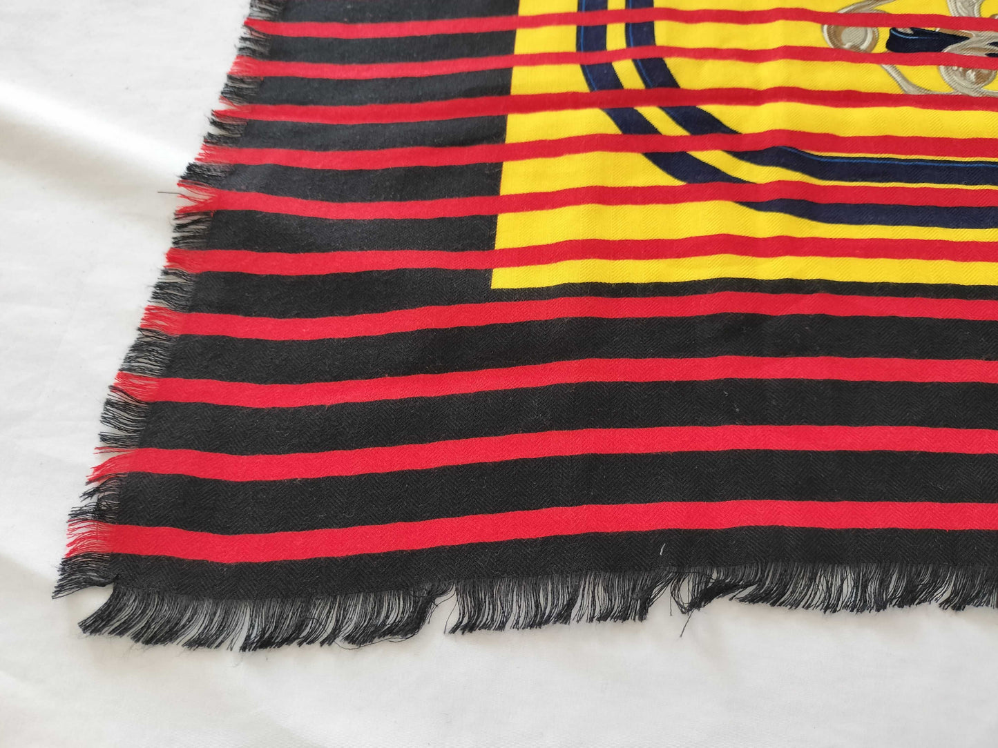 HERMES Carré Brides de Gala Silk/Cashmere Scarf
