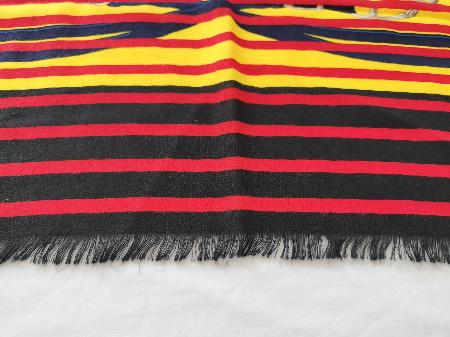 HERMES Carré Brides de Gala Silk/Cashmere Scarf