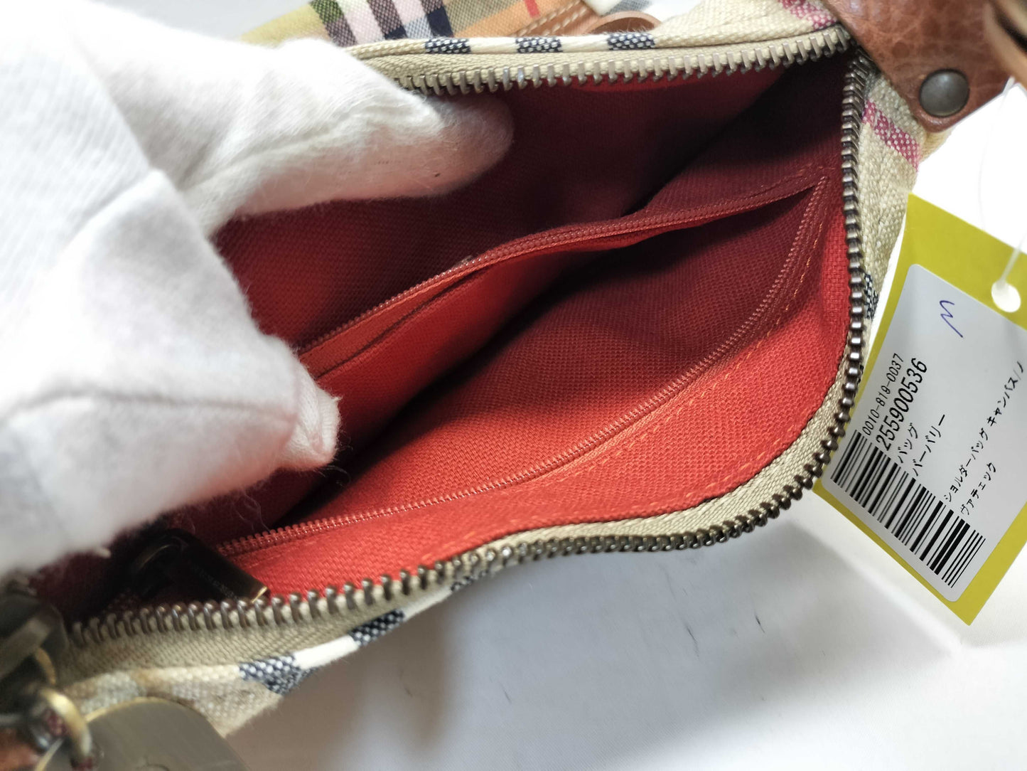 BURBERRY Shoulder Bag Canvas/Nova Check Shoulder Bag