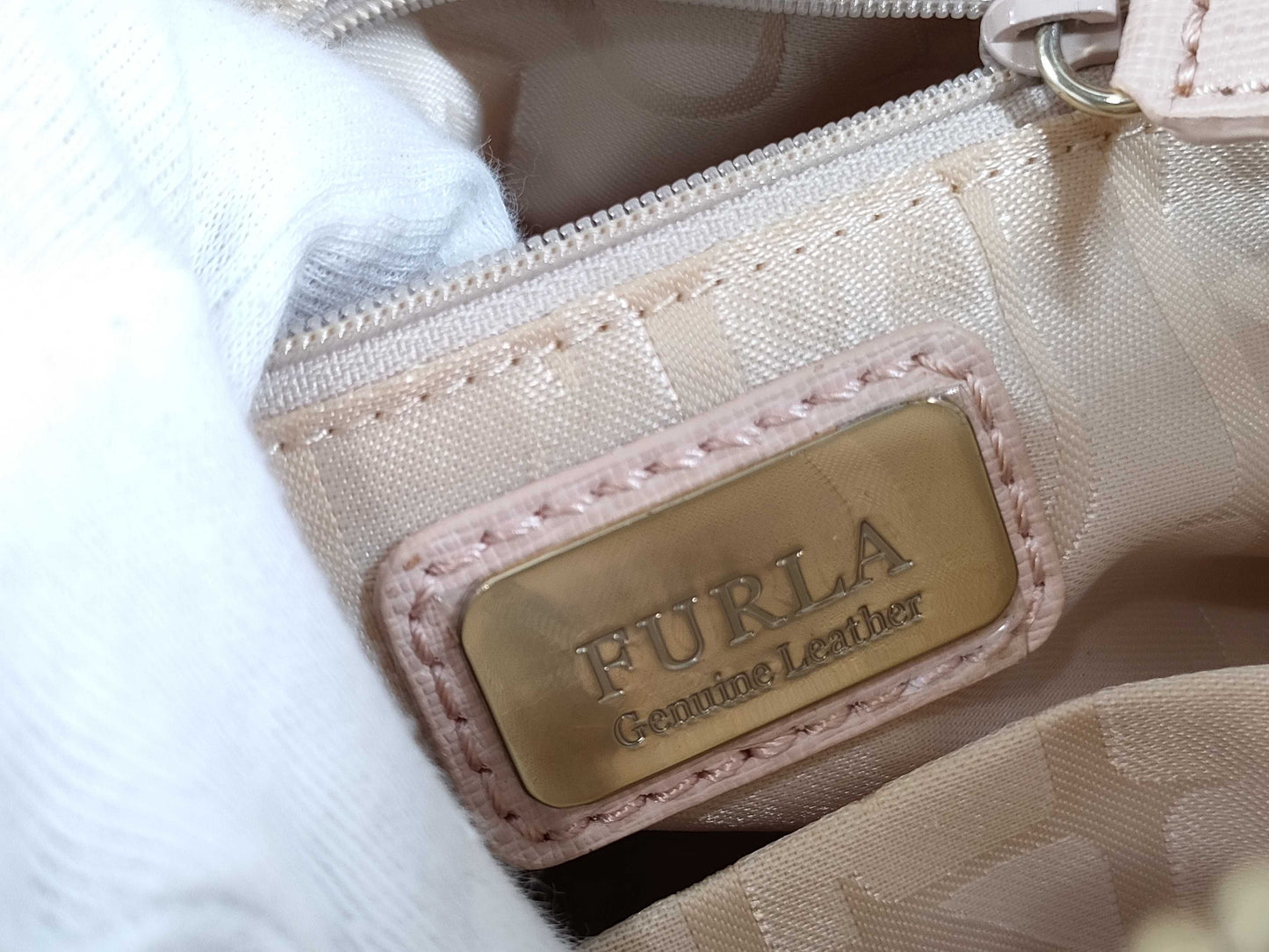 FURLA Leather/2-way Handbag