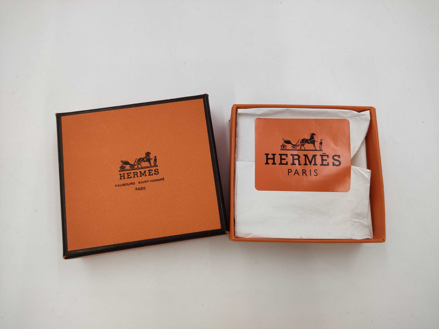 HERMES Heart Charm Key Case/Key Holder