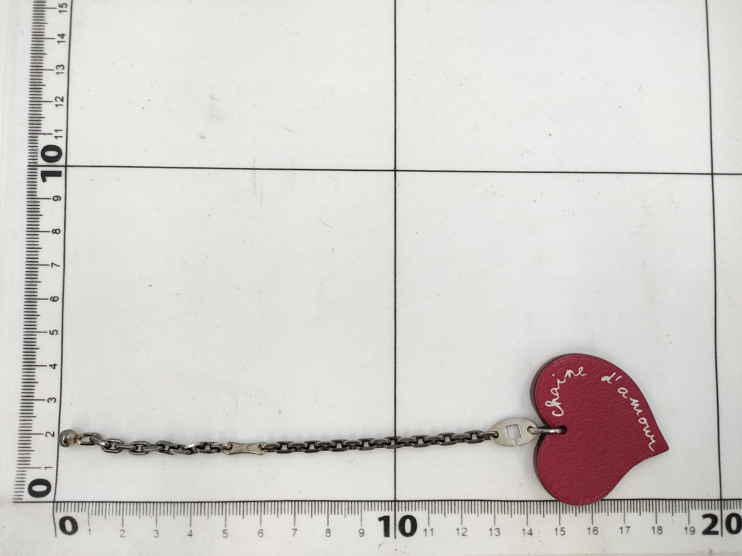 HERMES Heart Charm Key Case/Key Holder