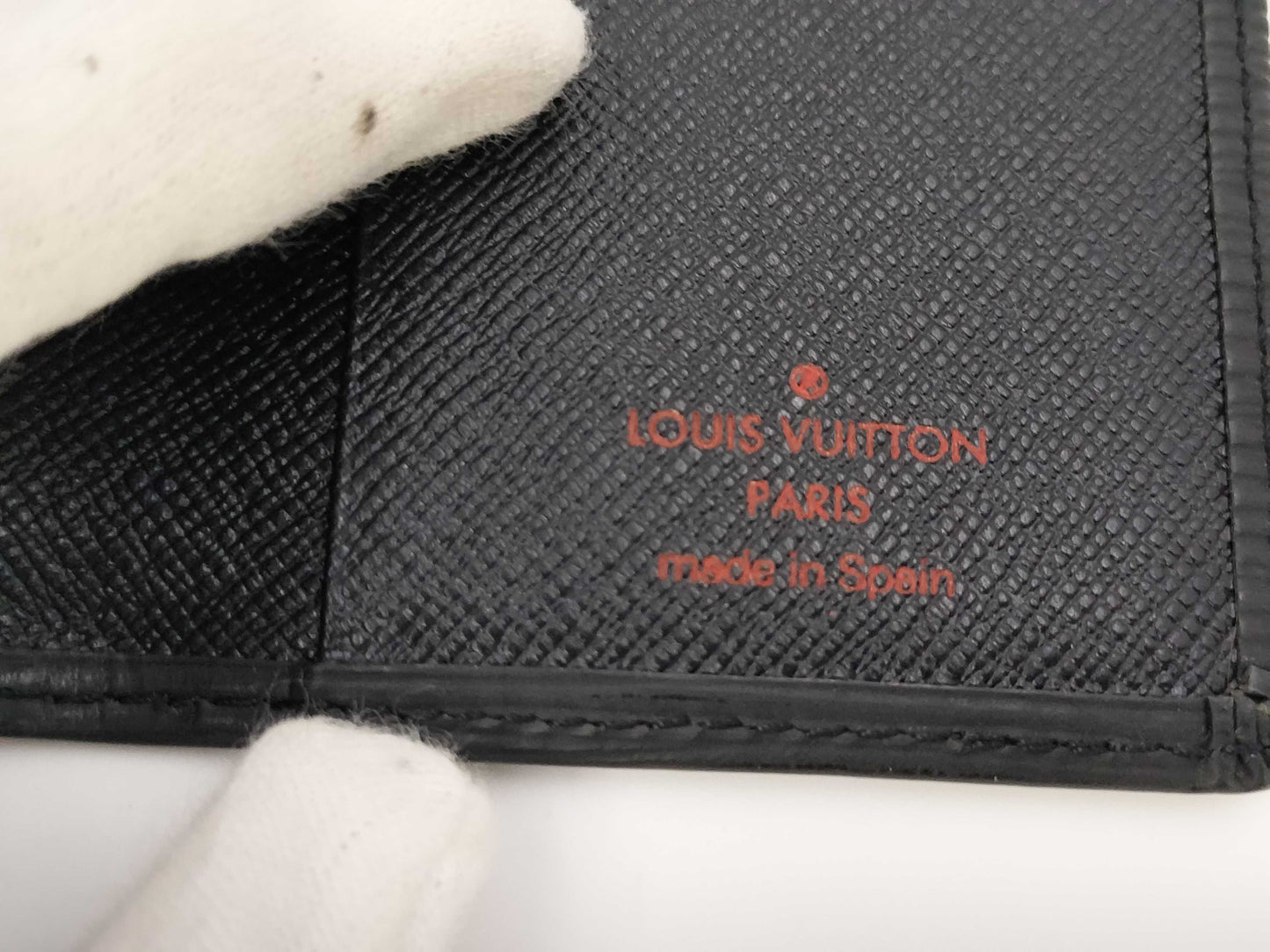 LOUIS VUITTON Epi Card Case Noir Card Case, Pass Case, Business Card Case