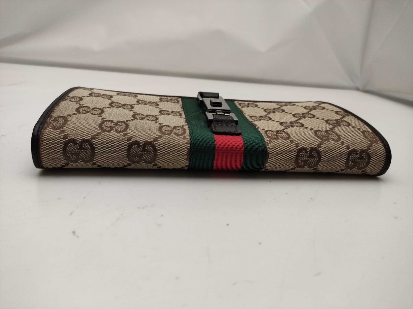 GUCCI Jackie Shelley Long Wallet, Unused, Stored