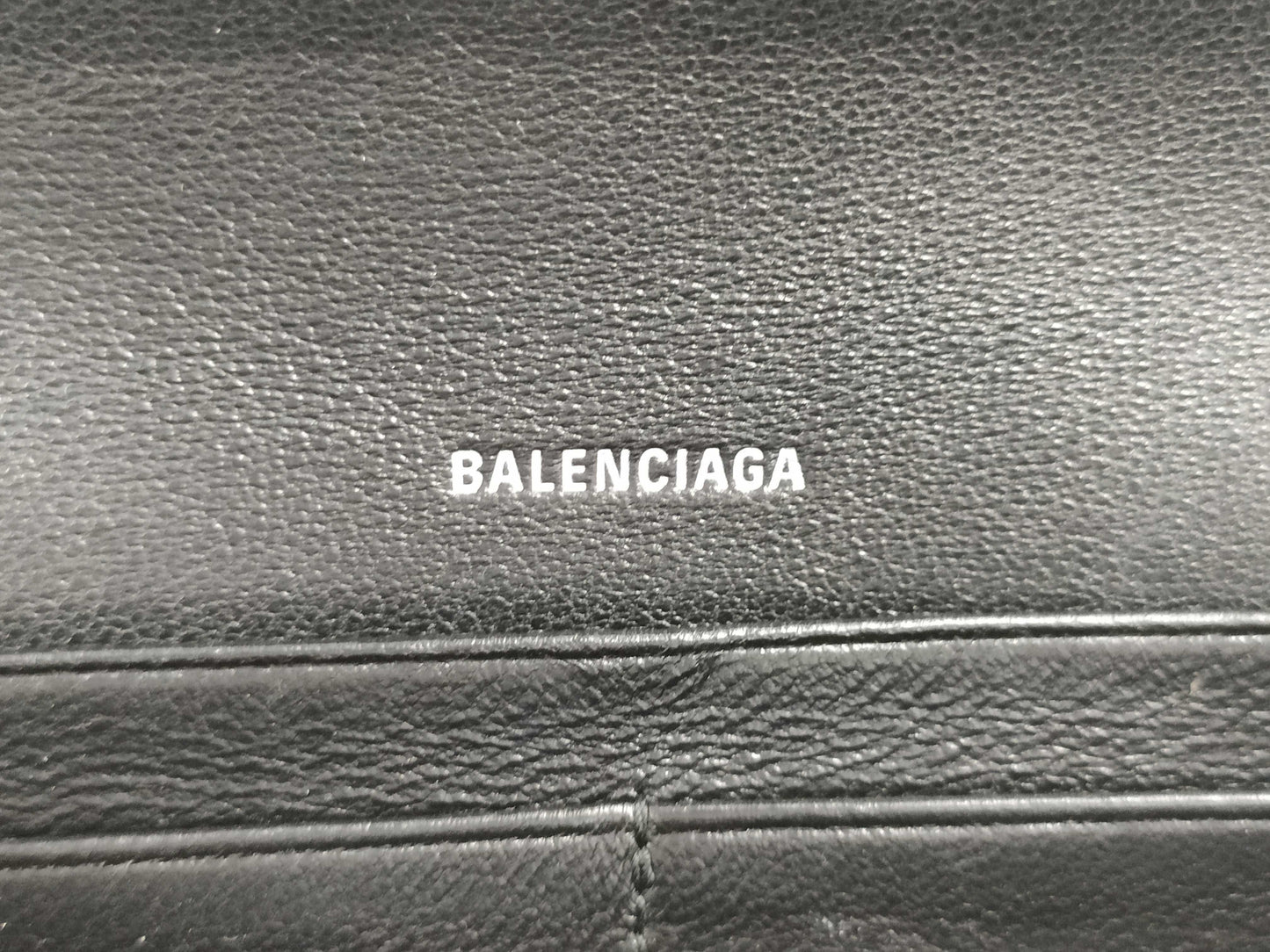 BALENCIAGA logo long wallet