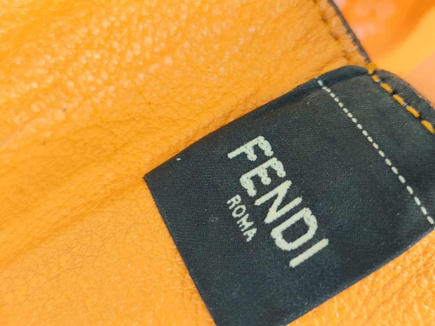 FENDI Basket Forty 8 Orange Handbag
