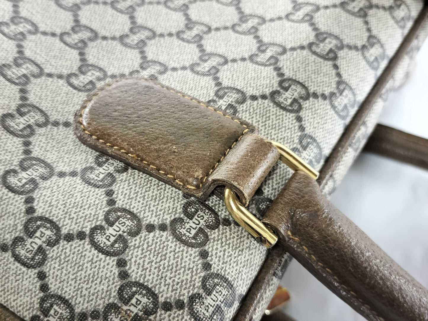 GUCCI GG Supreme PLUS Boston Bag, Interior Deterioration