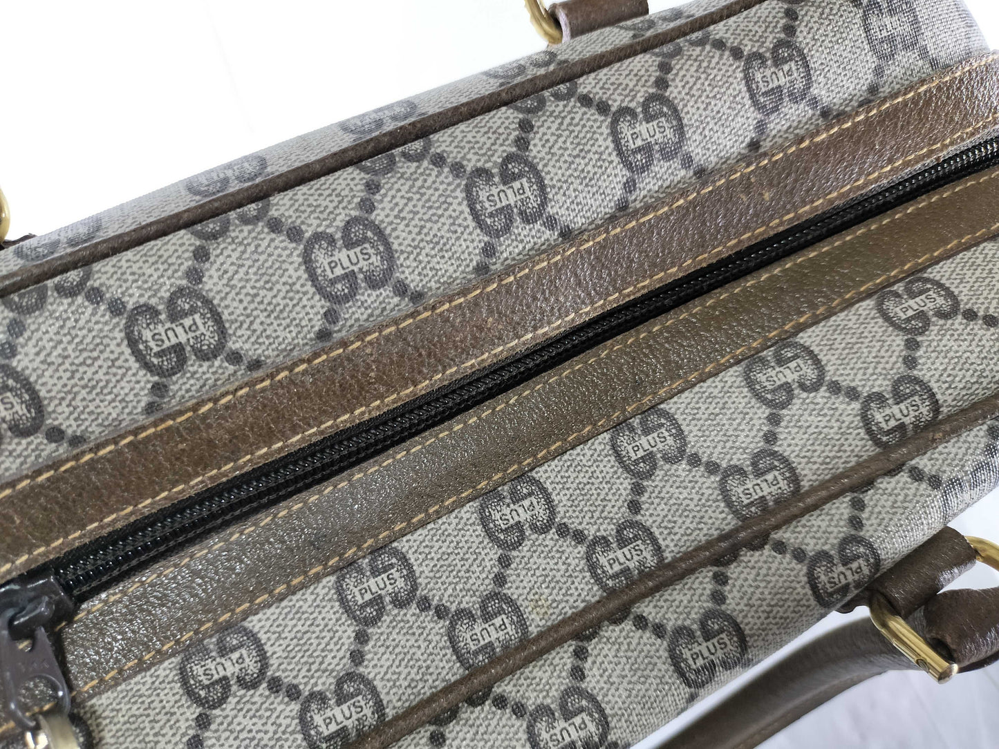 GUCCI GG Supreme PLUS Boston Bag, Interior Deterioration