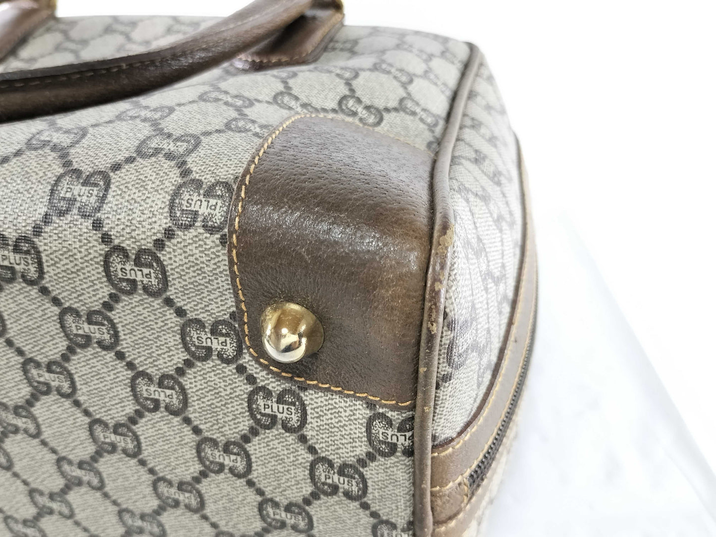 GUCCI GG Supreme PLUS Boston Bag, Interior Deterioration